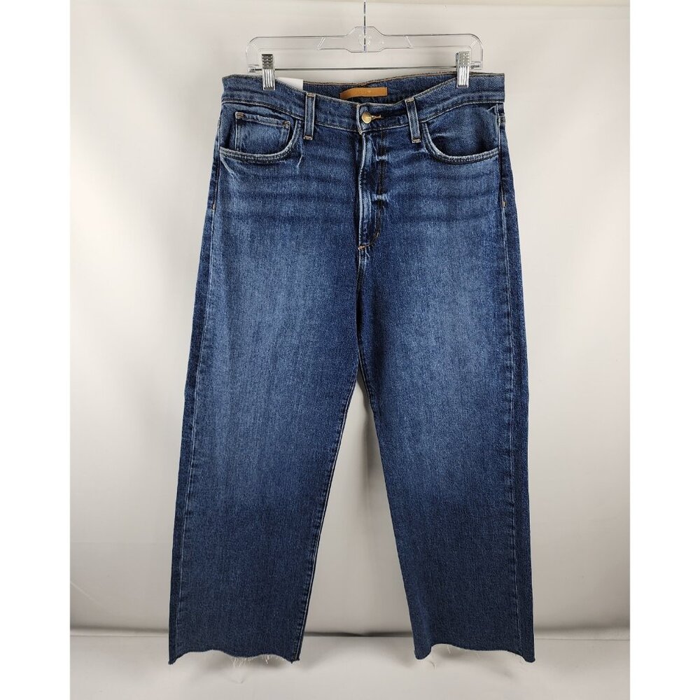 JOES Jeans Womens 32x27 Blue Blake High Rise Wide Leg Crop VTG Stretch Denim NWT